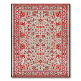 Red Persian Floral Area Rug