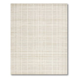 Beige and Neutral Beige Grid Trellis Area Rug