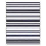 Bold Black White Striped No. 77 Area Rug