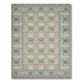 Traditional Persian Blue Teal Traditional Persian Area Rug