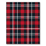 Classic Rustic Farmhouse Classic Red Black Buffalo Plaid Area Rug