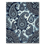 Indigo Paisley Tie-Dye Area Rug