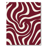 Abstract Area Swirl Red Swirl Abstract Area Rug