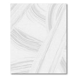 Grey Sweeping Grey Waves Abstract Area Rug