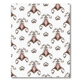 Vintage Pink Floral Motif Area Rug
