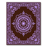 Purple Mandala Traditional Persian Rug