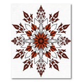 Intricate Red Mandala Persian Rug