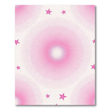 Pink Pink Starburst Geometric Area Rug