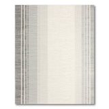 Modern Grey Ombre Stripe Area Rug