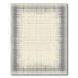 Modern Halftone Dot Border Area Rug