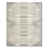 Modern Architectural Black White Area Rug