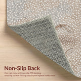 Ultra Soft Area Rug, Non Slip, Stain Resistant, Washable Area Rugs for Living Room, Bedroom, Animal Pattern Neutral Bedroom Medium Pile Rug(Beige)
