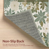 Ultra Soft Area Rug, Non Slip, Stain Resistant, Washable Area Rugs for Living Room, Bedroom, Abstract Low Pile(Gray)
