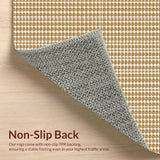 Ultra Soft Area Rug, Non Slip, Stain Resistant, Washable Area Rugs for Living Room, Bedroom, Fringed Power Loomed(Beige)