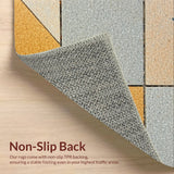 Ultra Soft Area Rug, Non Slip, Stain Resistant, Washable Area Rugs for Living Room, Bedroom, Modern Sandstone Viscose Living Room Rug(Gray) - ODIKA