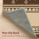 Ultra Soft Area Rug, Non Slip, Stain Resistant, Washable Area Rugs for Living Room, Bedroom, Bass Fishing Wildlife(Beige)