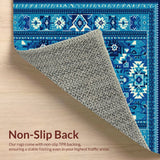 Ultra Soft Area Rug, Non Slip, Stain Resistant, Washable Area Rugs for Living Room, Bedroom, Modern Light Blue Nursery Accent Carpet for Kids(Blue)