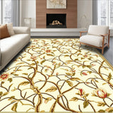 Floral Trellis Accent Beige Entryway Indoor Decor(Ivory)