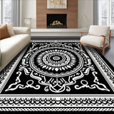 Boho Medallion Ornate Decorative Design (Black)