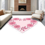 Romantic Petal Motif with Delicate Swirl Accents and Floral Embellishments(Pink)