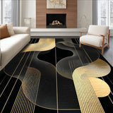 Striking Contrast of Bold Lines(Gold)