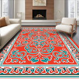 Artisan Mosaic Interlacing Curvilinear Arabesque(Red)