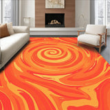 Ripple Mosaic with Fluid Ombre Artistic Detailing(Orange)