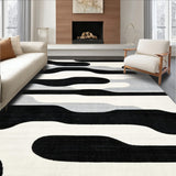 Elegant Black and White Striped for Contemporary Decor(Black)