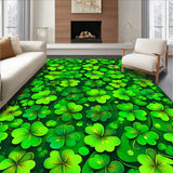 Rustic Earthy Shamrock Motif(Green)