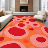 Abstract Animal Inspired Design With Warm And Coral Accents(Orange)
