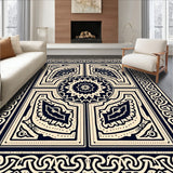 Mediterranean Labyrinth Mosaic Heritage Collection(Black)