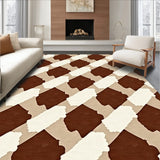 Rustic Gingham Seasonal Foyer Accent(Brown)