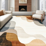 Abstract Earth Tone Area with Gradient Texture(Beige)