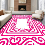 Luxurious Swirl Elegant Vibrant Contemporary Decorative (Pink) - ODIKA