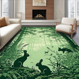 Whimsical Green Flora(Green)