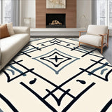 Hype Lattice Interlocking Lines Abstract(Black)