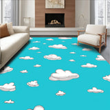 Cloud Dreamscape Floating Puffs Easy Clean Safe (Blue)