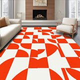 Classic Check Interlocking Grid(Red)