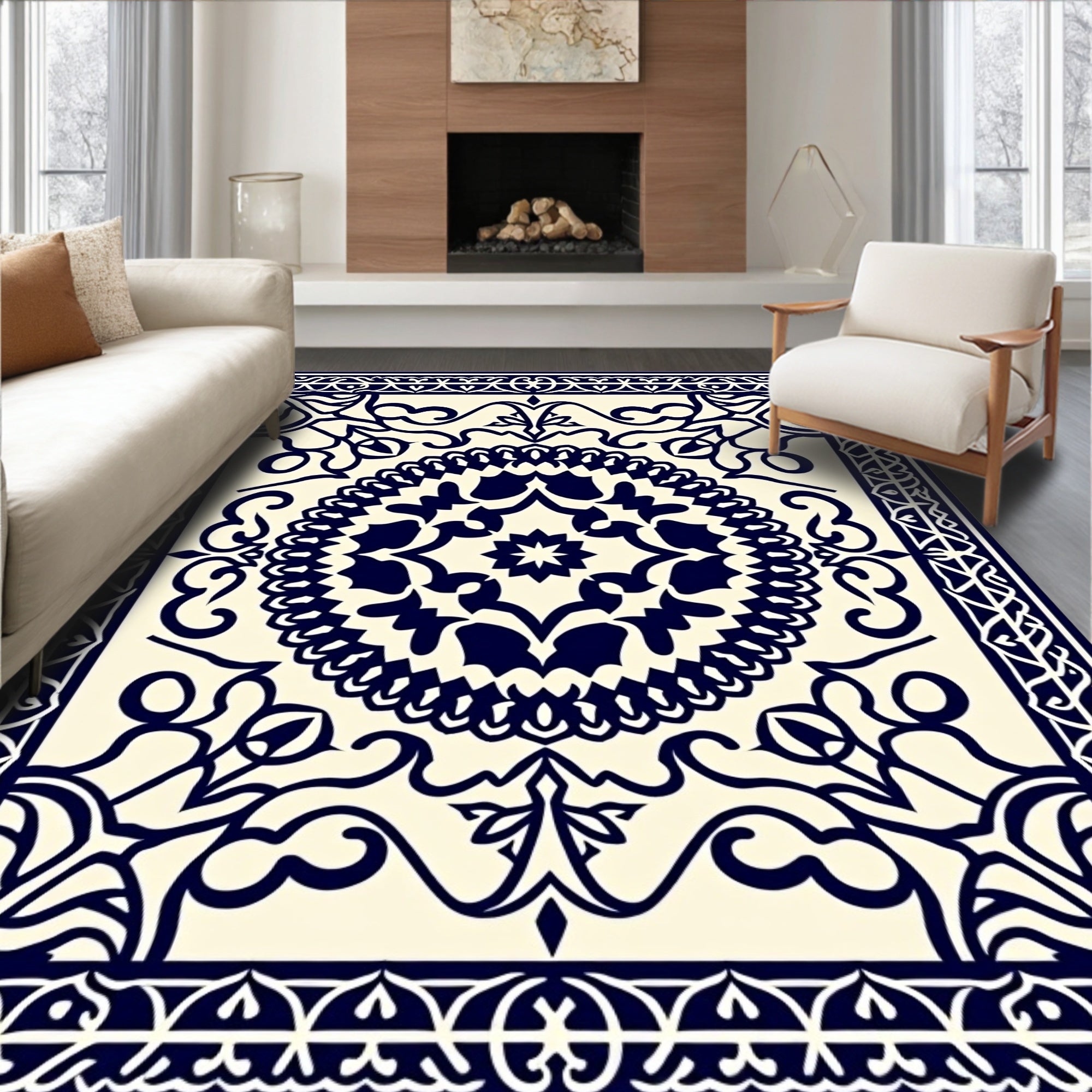 Tile featuring Quatrefoil Design (Ivory) - ODIKA