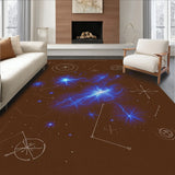 Celestial Dreamscape Nebula Constellation Mystical Night(Brown)