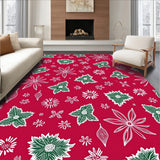 Snowy Pinecone Cascade Interlocking Festive Foliage(Red)