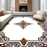 Grand Palatial Ornamental Luxe Decorative Sophisticated Embellishment (White)