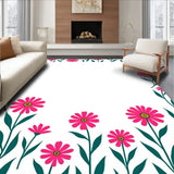 Enchanting Meadow Botanical Symmetrical Fade Resistant Decorative(Pink)