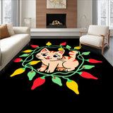 Jolly Bright Entangled Pet Seasonal Joke Decorative Accent(Orange)