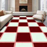 Vintage Checkboard Handwoven Heirloom(Red)