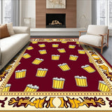 Retro Film Festival Concession Stand Circular Viewing Party(Red)