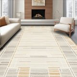 Contemporary Textured Geometric in Earthy Tones(Beige)