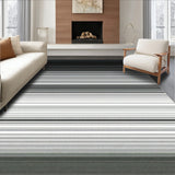 Ebony & Ivory Striped Cotton Patio Casual Style(Black)