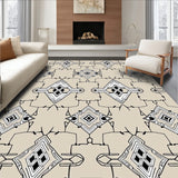 Lattice Interlocking with Motifs (Beige)