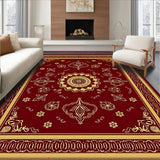 Burst Tapestry with Intricate Medallion Motifs(Red)